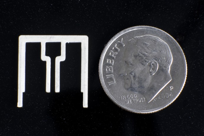 Aereo antenna is the size of a dime.