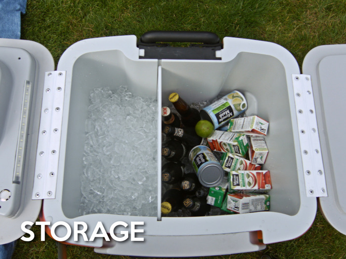 Coolest Cooler split lid