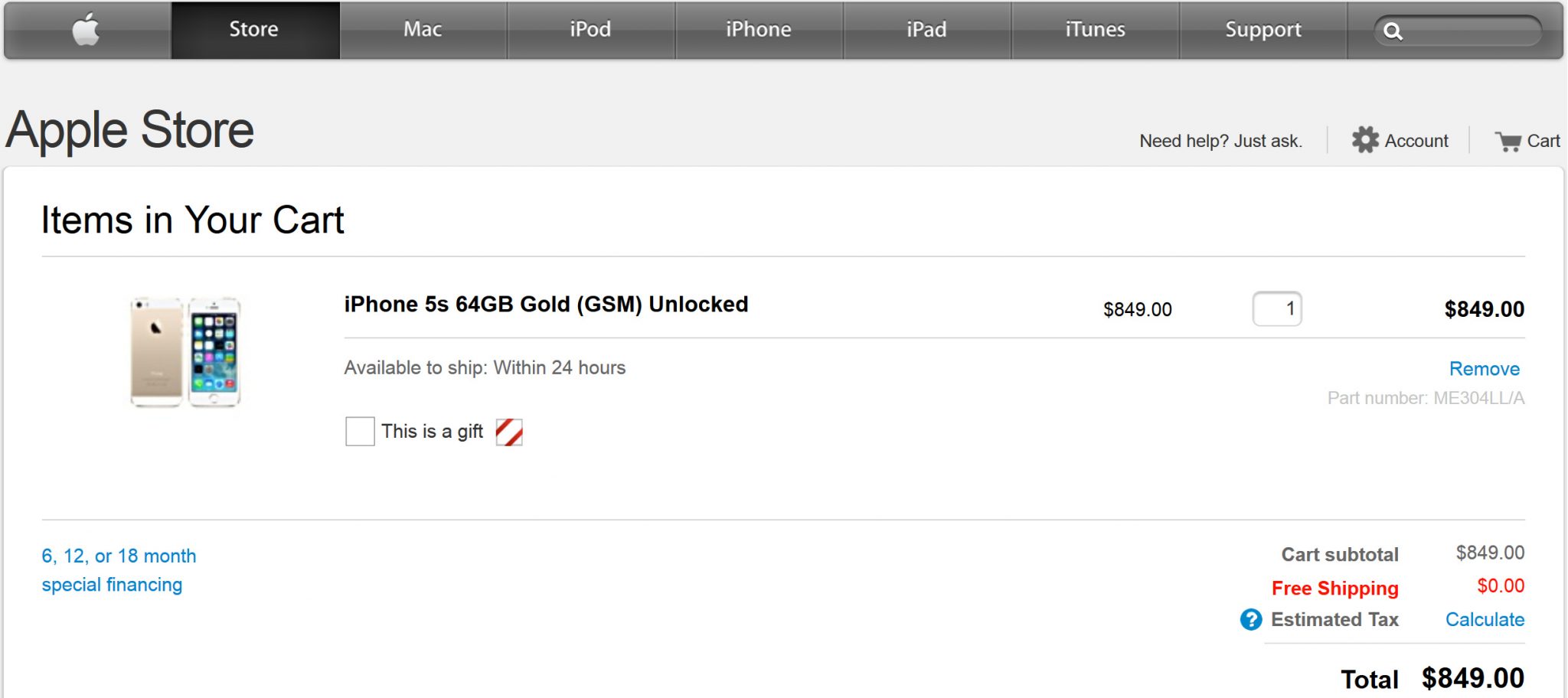 iPhone Trademark Specimen | LawInc