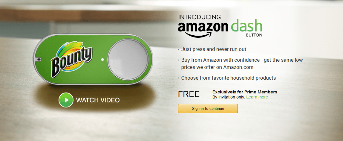 Amazon Dash Launch