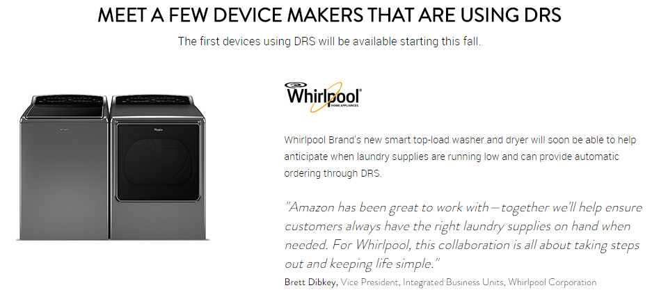 Whirlpool Amazon DRS