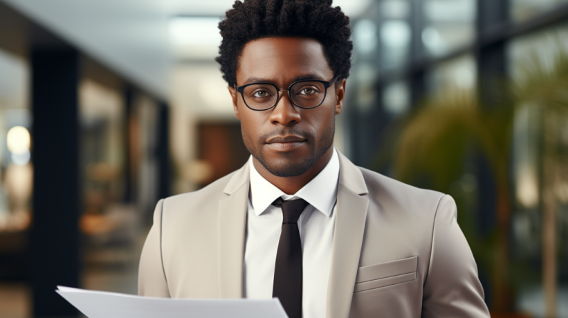 Portrait of a male Licensed Clinical Social Worker in a professional setting.